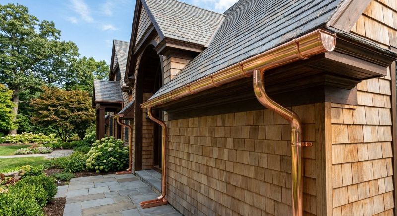 Copper Gutter Installation