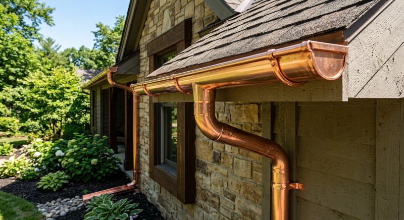 Copper Gutter Installation Process In Minneapolis, Mn